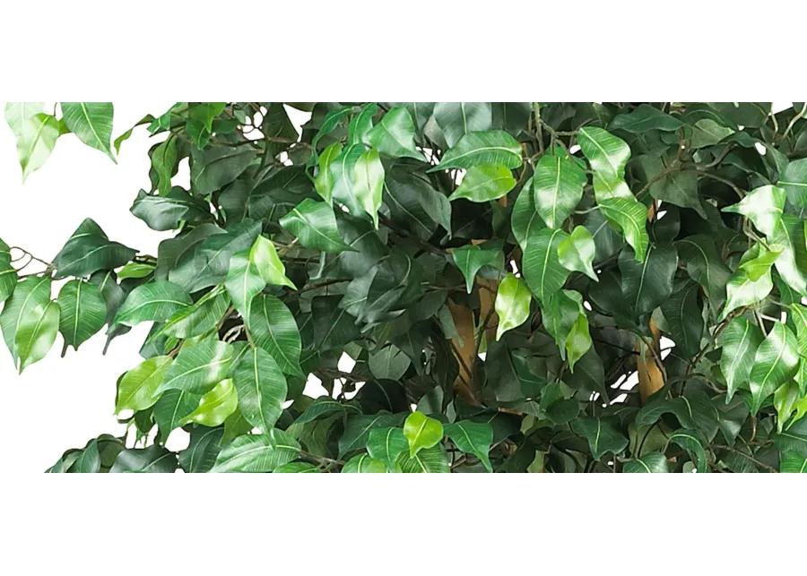 Palace Style Ficus Artificial Tree in Green by Bellanest