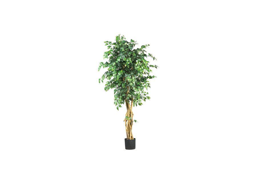 Palace Style Ficus Artificial Tree in Green by Bellanest