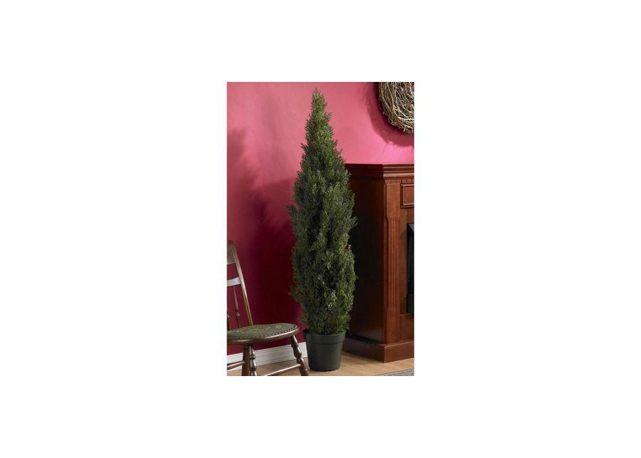 Mini Cedar Pine Artificial Tree (Indoor/Outdoor) in Green by Bellanest