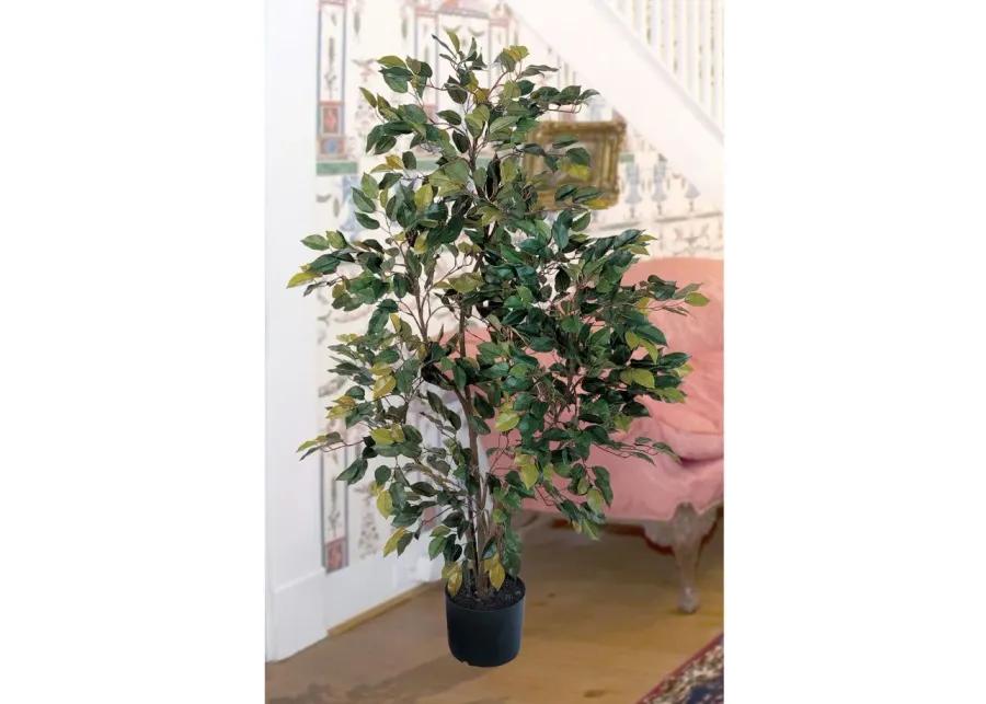 4ft. Ficus Silk Tree in Green by Bellanest