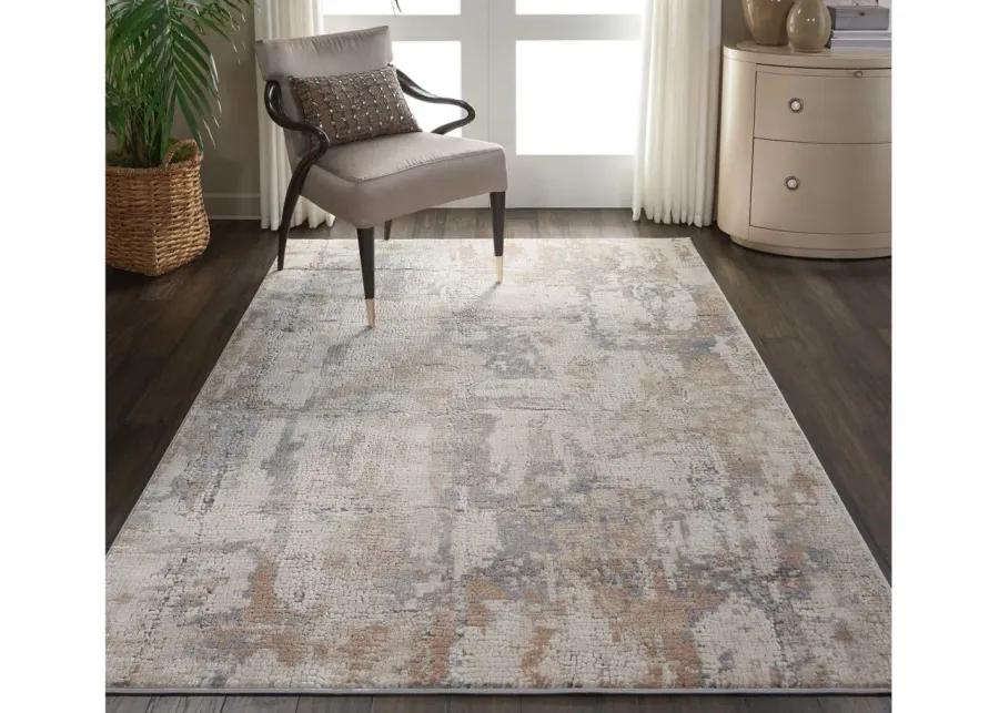 Clayton Area Rug in Beige/Gray by Nourison