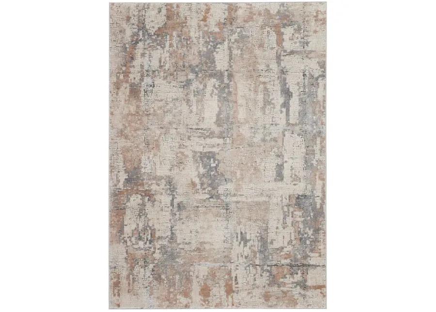 Clayton Area Rug in Beige/Gray by Nourison