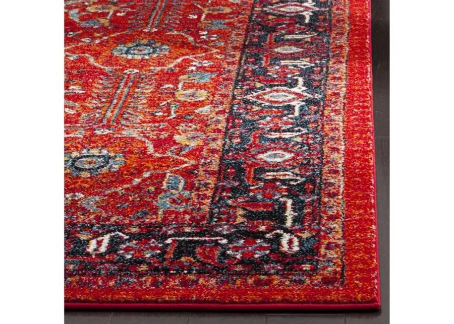 Vintage Hamadan I Area Rug in Orange & Navy by Safavieh