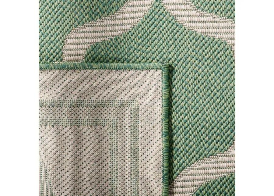 Bermuda Morocco Indoor/Outdoor Area Rug in Green & Beige by Safavieh