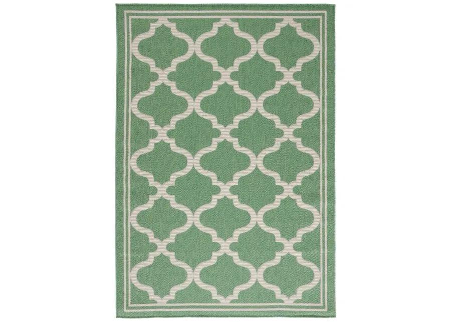 Bermuda Morocco Indoor/Outdoor Area Rug in Green & Beige by Safavieh