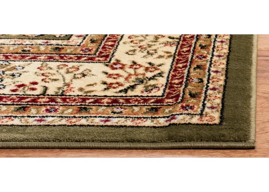 Anglia Runner Rug in Sage / Ivory by Safavieh