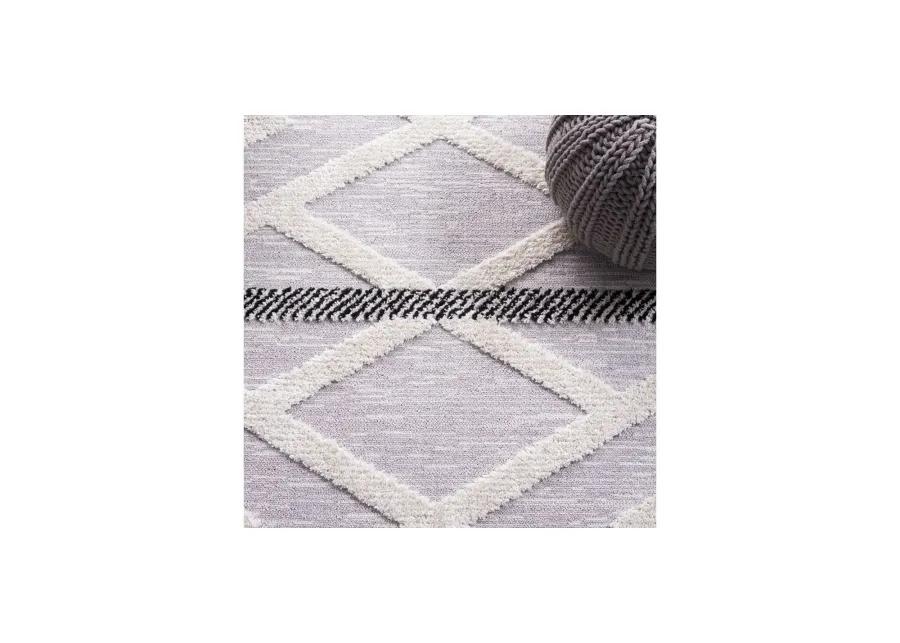 Marrakesh Runner Rug in Gray / Ivory by Safavieh