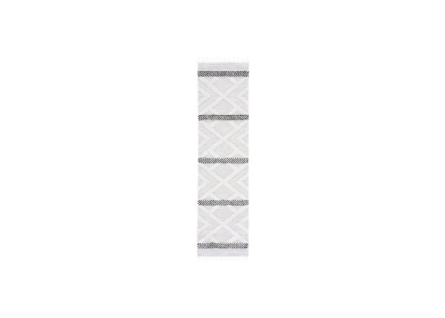 Marrakesh Runner Rug in Gray / Ivory by Safavieh