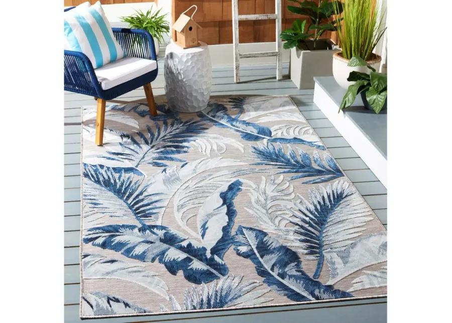 Cabana III Area Rug in Gray & Navy by Safavieh