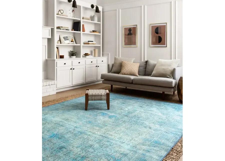 Loren Area Rug in Aqua by Loloi Rugs