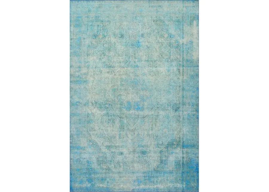 Loren Area Rug in Aqua by Loloi Rugs