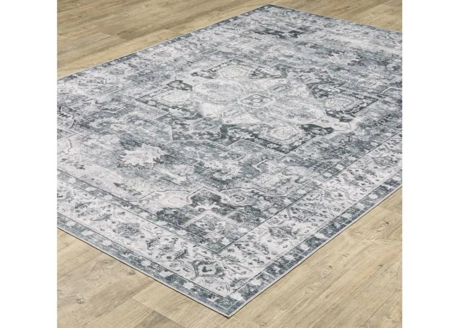 Caldwell Area Rug in Charcoal, Grey by Bellanest