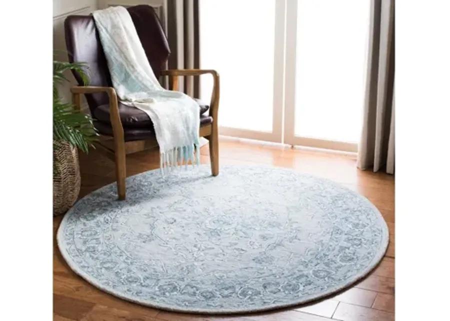 Far Out Area Rug in Light Blue & Cream by Safavieh