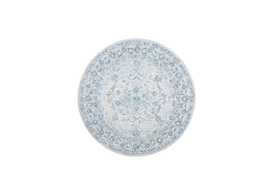 Far Out Area Rug in Light Blue & Cream by Safavieh