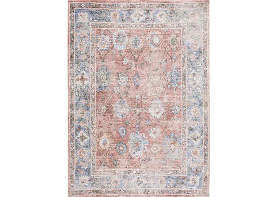 Jasmine Area Rug in Rust & Blue by Safavieh