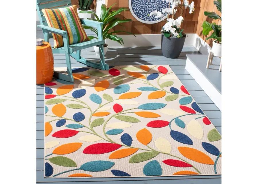 Cabana I Area Rug in Ivory & Green by Safavieh