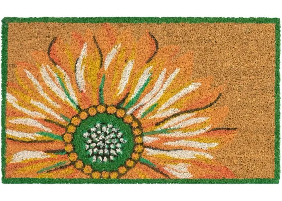 Liora Manne Natura Sunflower Outdoor Mat in Yellow by Trans-Ocean Import Co Inc