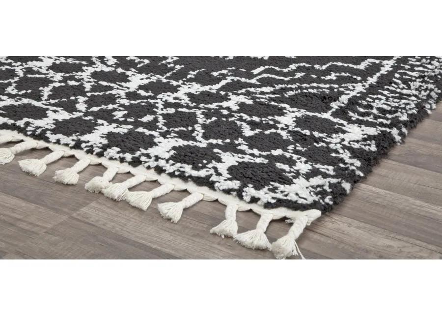 Moon Sable Area Rug in Black by Rugs America