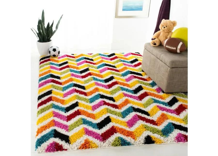 Sibyl Shag Rug in Multi by Safavieh