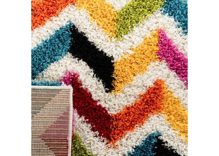 Sibyl Shag Rug in Multi by Safavieh