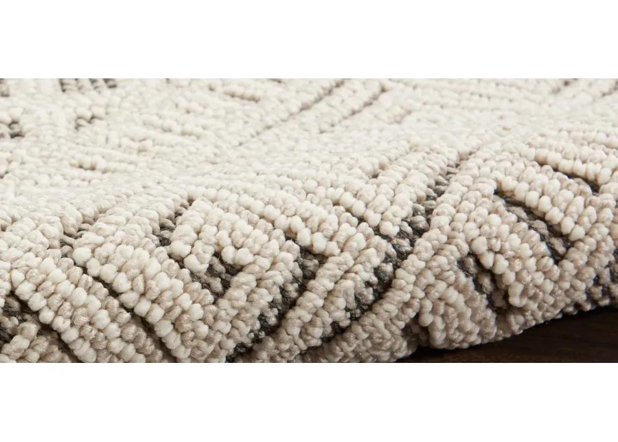 Woodlawn Area Rug in Ivory/Grey by Nourison