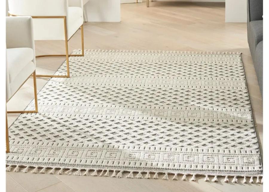 Woodlawn Area Rug in Ivory/Grey by Nourison