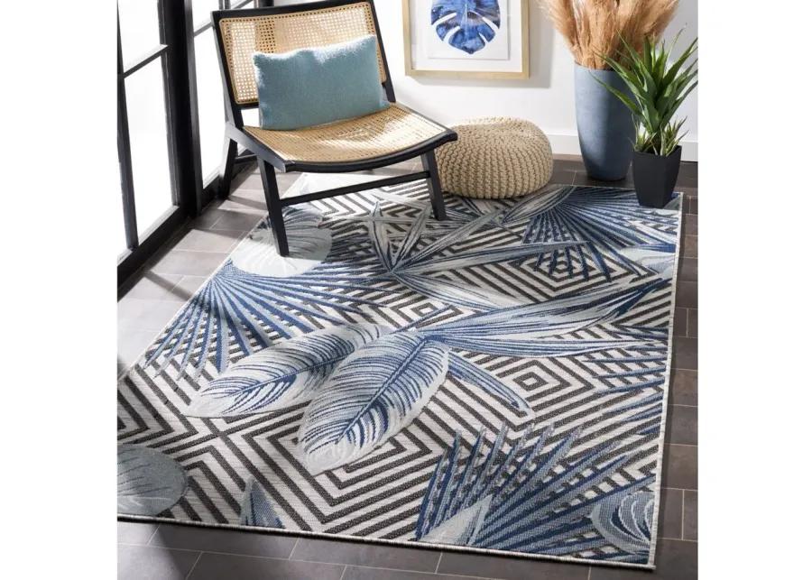 Cabana II Area Rug in Ivory & Navy by Safavieh