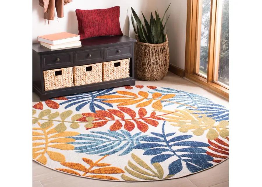 Cabana V Area Rug in Creme & Red by Safavieh