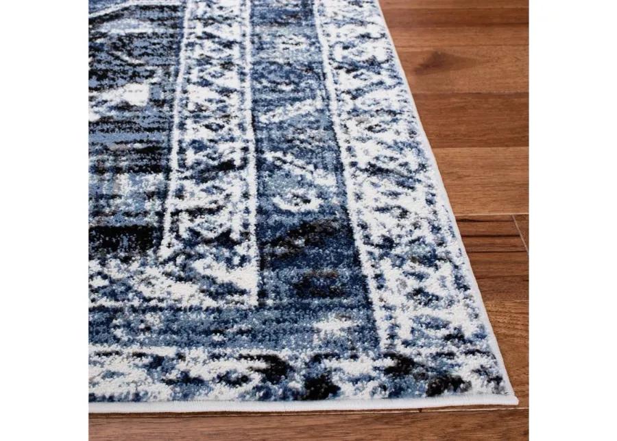 Vintage Hamadan II Area Rug in Blue & Ivory by Safavieh