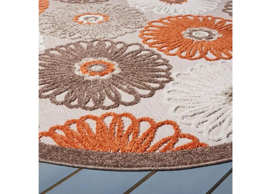 Cabana IV Area Rug in Beige & Orange by Safavieh