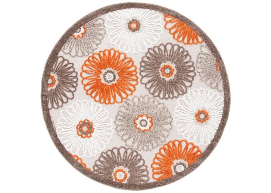 Cabana IV Area Rug in Beige & Orange by Safavieh