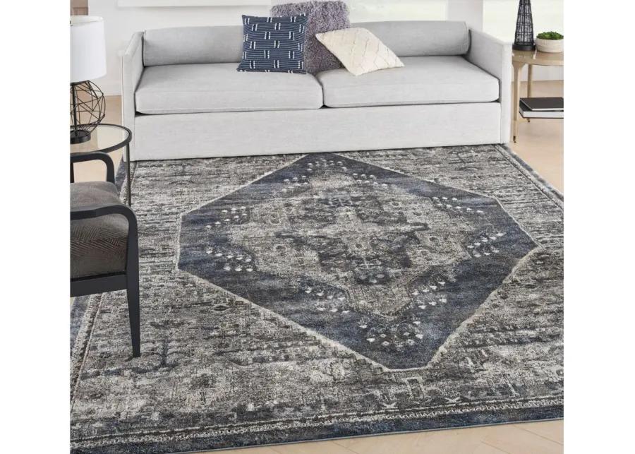 American Kathy Area Rug in Blue by Nourison