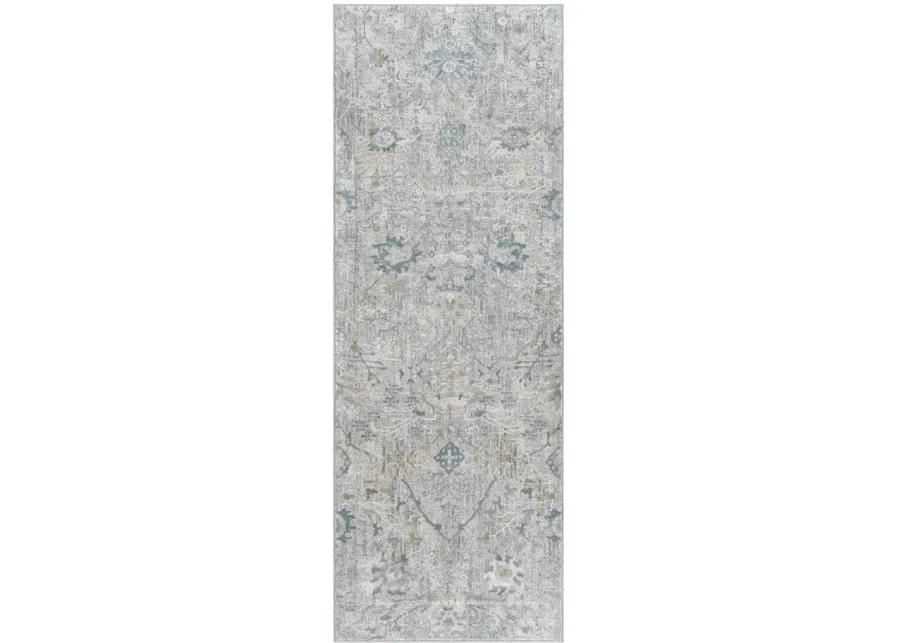 Glynn Andor Area Rug in Sage, Khaki, Denim, Gray by Surya