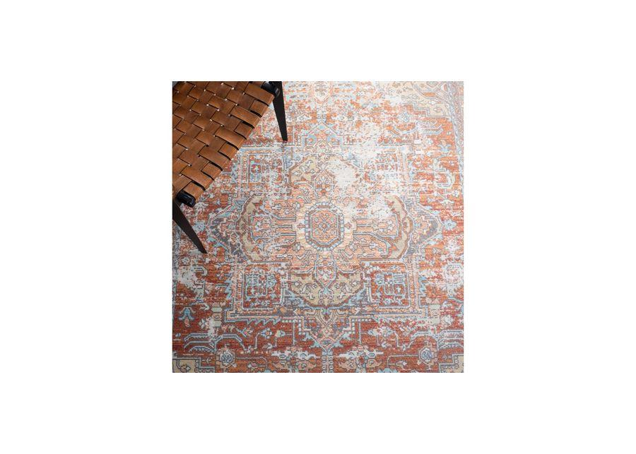 Aeson Area Rug in Rust / Taupe by Safavieh