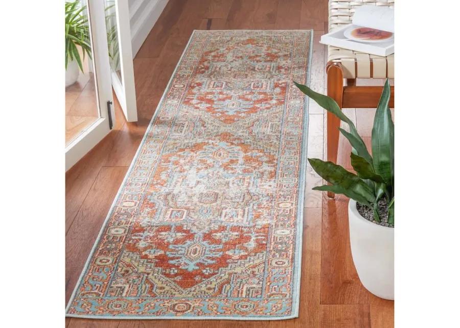 Aeson Area Rug in Rust / Taupe by Safavieh