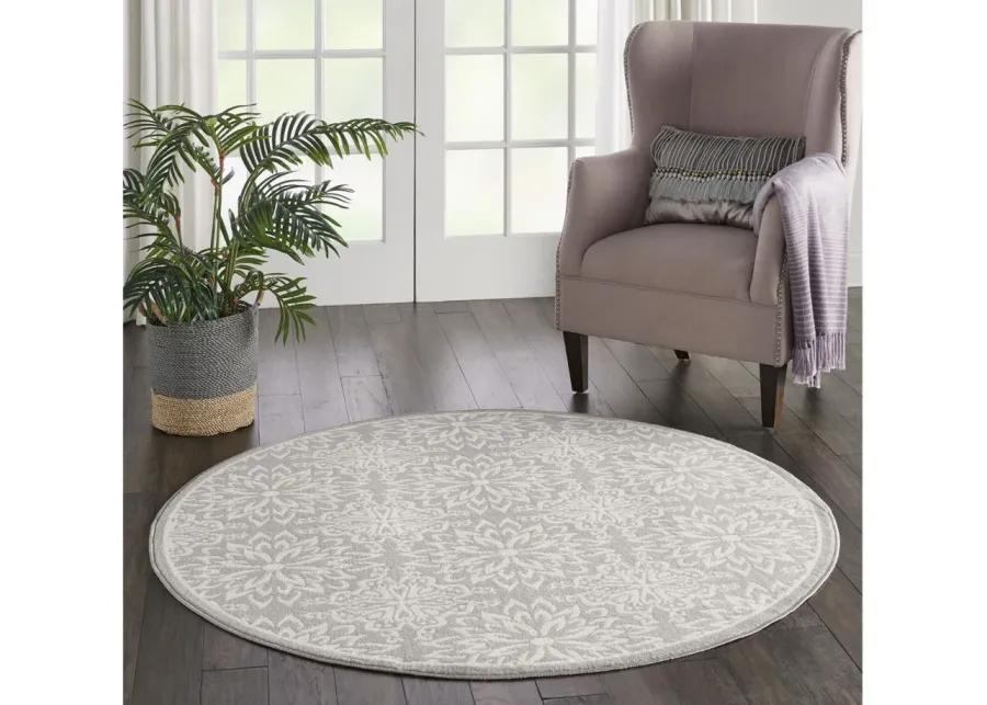 Jubilant Area Rug in Ivory/Gray by Nourison