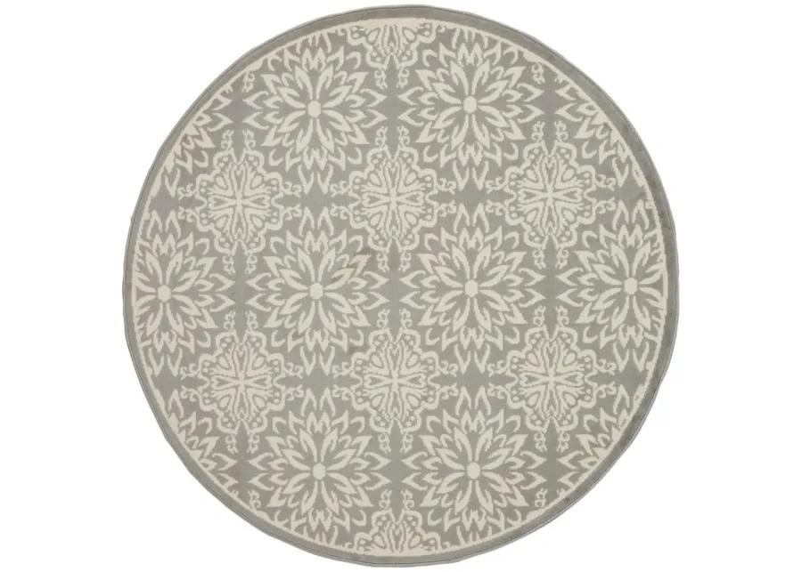 Jubilant Area Rug in Ivory/Gray by Nourison