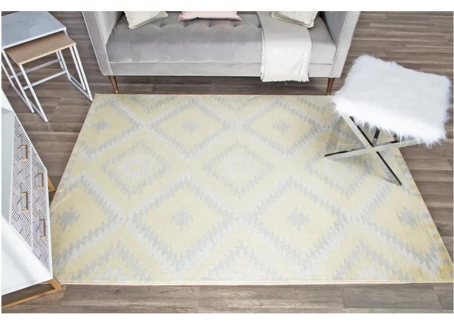 Cypress Area Rug in Yellow by Rugs America