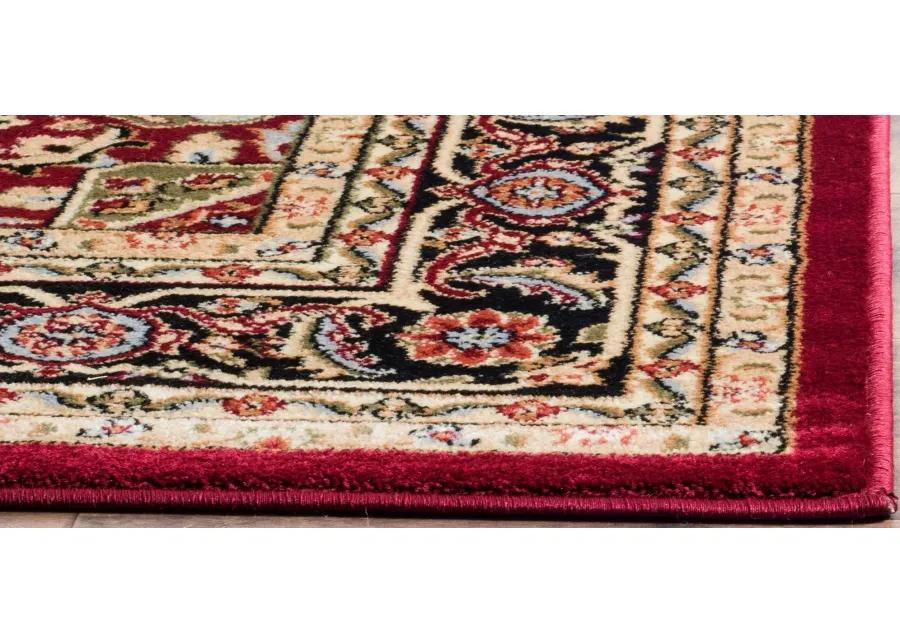 Mercia Runner Rug in Red / Black by Safavieh