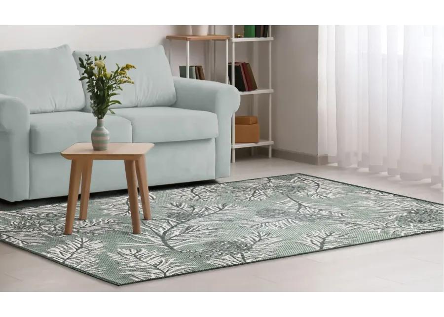 Liora Manne Malibu Pine Indoor/Outdoor Area Rug in Green by Trans-Ocean Import Co Inc