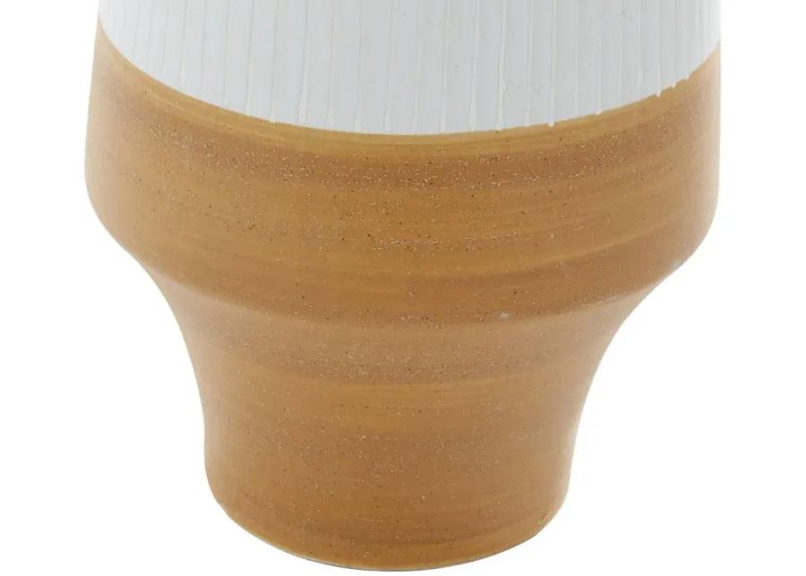 Novogratz Unkrich Vase in Tan by UMA Enterprises