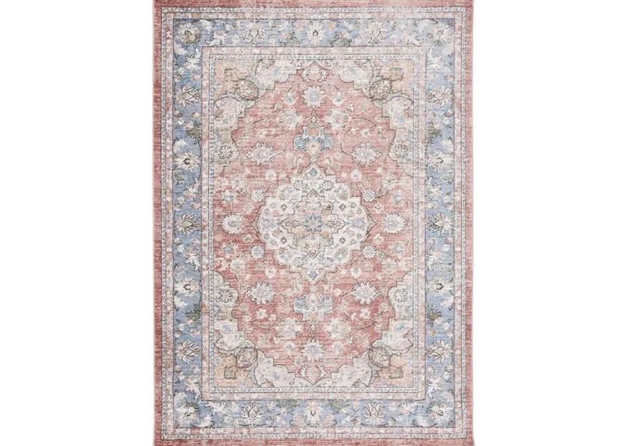 Jasmine Area Rug in Rust & Blue by Safavieh