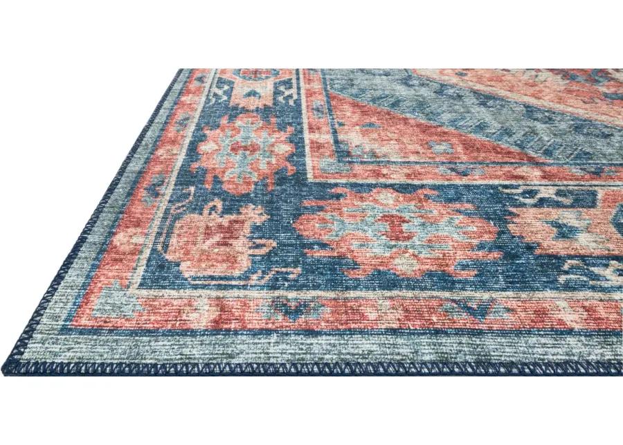 Skye Area Rug in Turquoise/Terracotta by Loloi Rugs