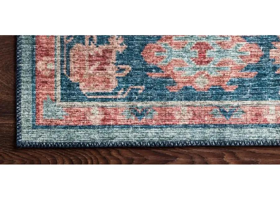 Skye Area Rug in Turquoise/Terracotta by Loloi Rugs