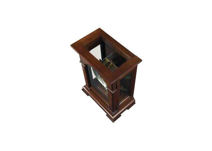 Emporia Mantel Clock in Cherry Bordeaux by Howard Miller