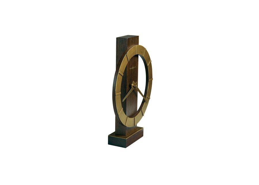 Halo Mantel Clock in Gray;Brown by Howard Miller