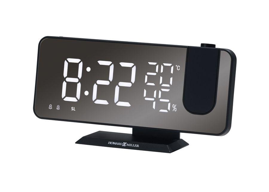 Gable Table Clock in Black by Howard Miller