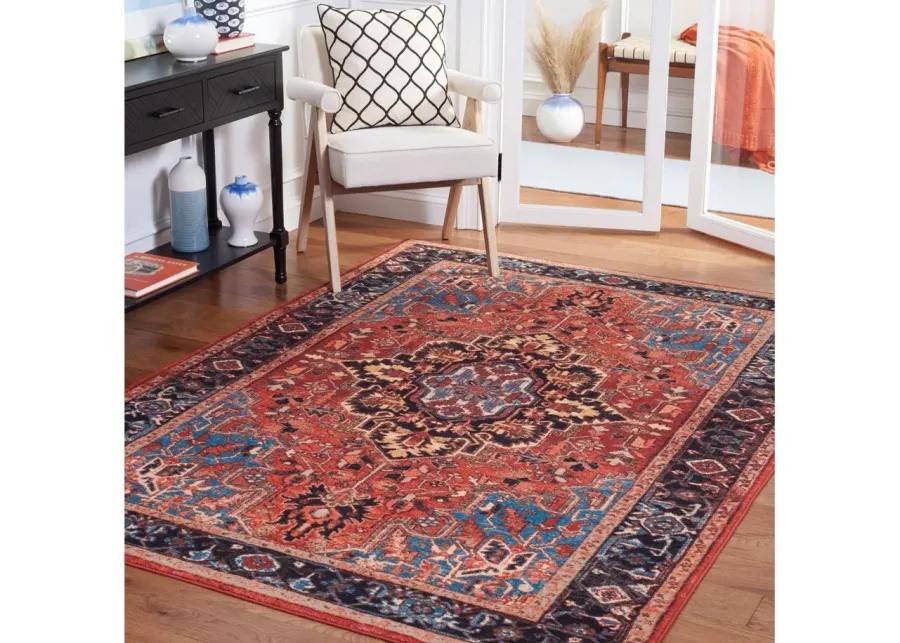 Rasmin Area Rug in Red/Blue by Safavieh