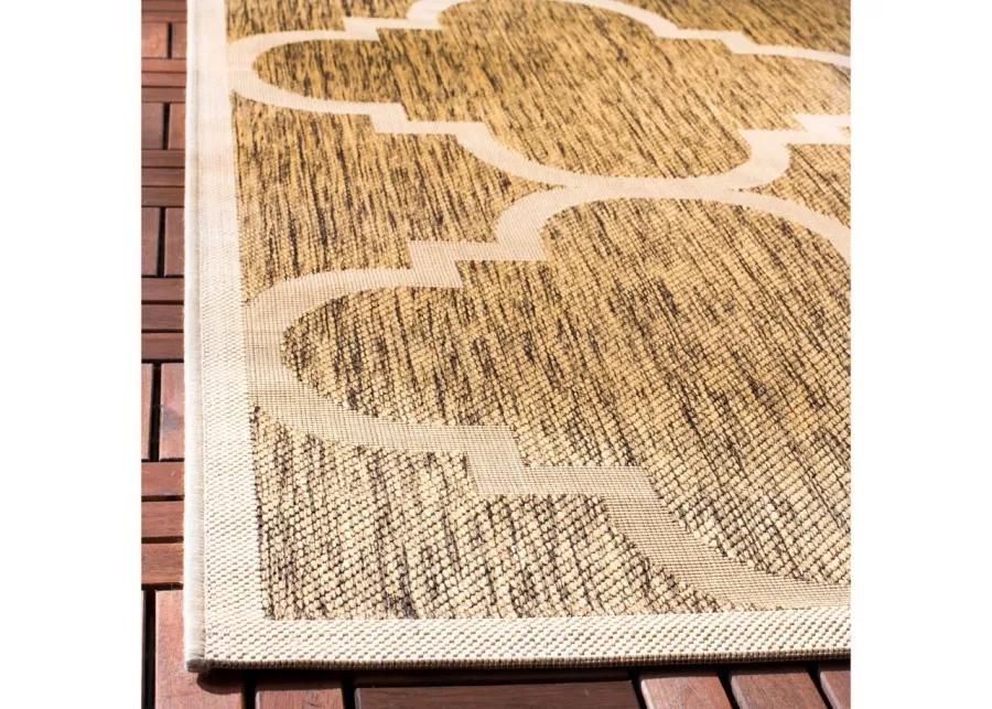 Courtyard Morocco Indoor/Outdoor Area Rug in Brown by Safavieh