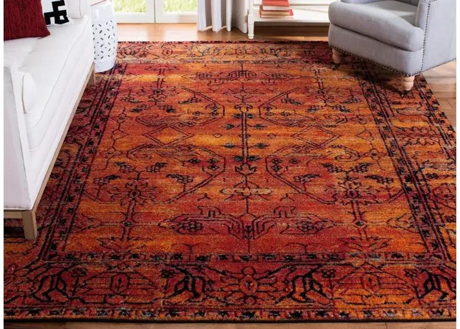 Vintage Hamadan I Area Rug in Orange by Safavieh